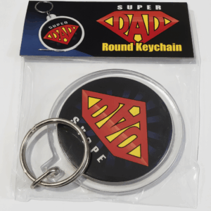 A174 Super Dad Keychain