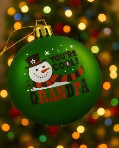 D123 You're Cool Grandpa Ornament