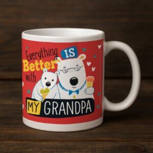 E104 Asst Grandpa Mugs