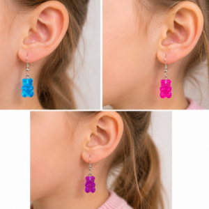 126041 Gummy Bear Dangle Earrings