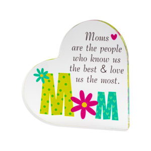 126166 Mom Heart Paperweight