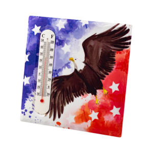 126191 Eagle Thermometer Plaque