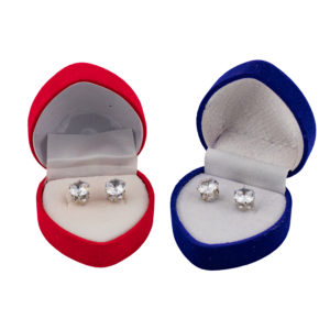 126192 Velvet Heart Box Diamond Earring